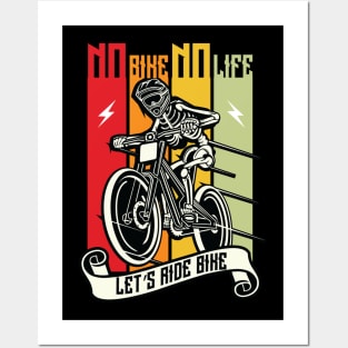 Ride bike Posters and Art